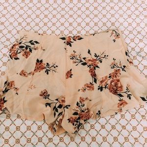 Flowy floral shorts